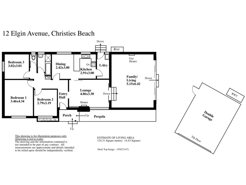 12 Elgin Avenue, Christies Beach SA 5165 Floorplan