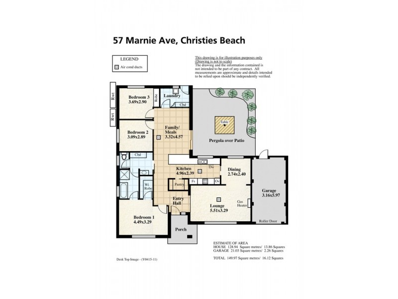 57 Marnie Avenue, Christies Beach SA 5165 Floorplan