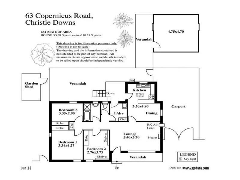 63 Copernicus Road, Christie Downs SA 5164 Floorplan
