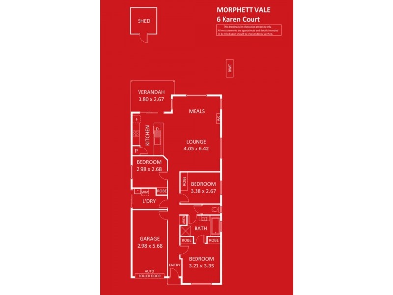 6 Karen Court, Morphett Vale SA 5162 Floorplan