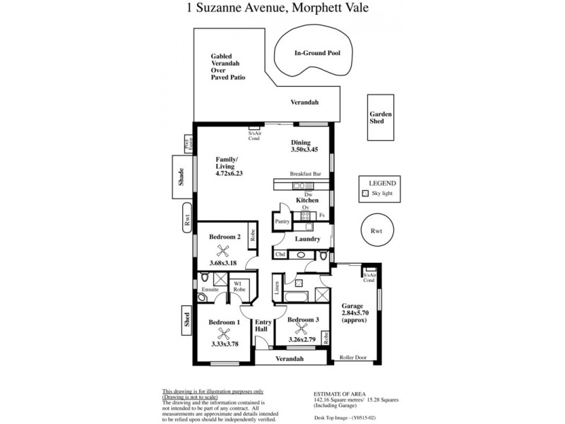 1 Suzanne Avenue, Morphett Vale SA 5162 Floorplan