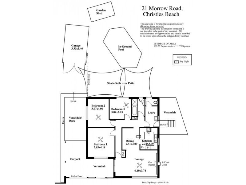 21 Morrow Road, Christies Beach SA 5165 Floorplan
