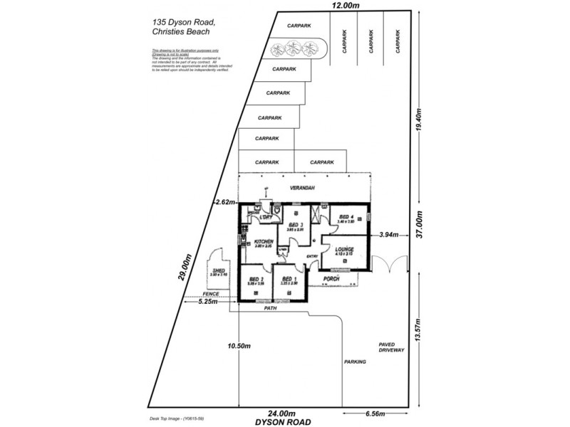 135 Dyson Road, Christies Beach SA 5165 Floorplan