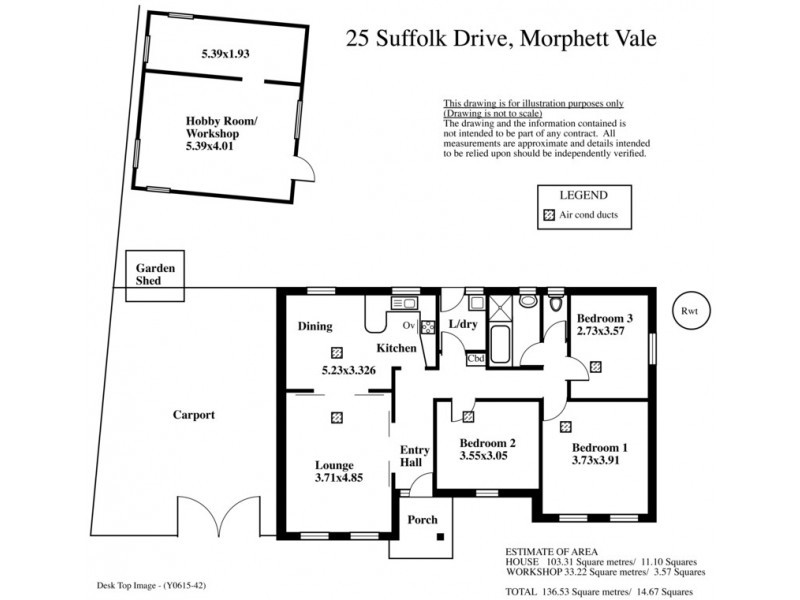 25 Suffolk Drive, Morphett Vale SA 5162 Floorplan