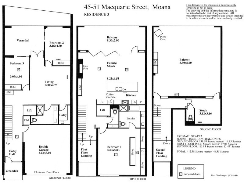 3/49-51 Macquarie Street, Moana SA 5169 Floorplan