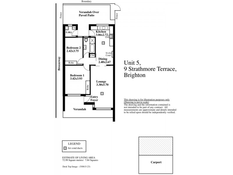5/9 Strathmore Terrace, Brighton SA 5048 Floorplan