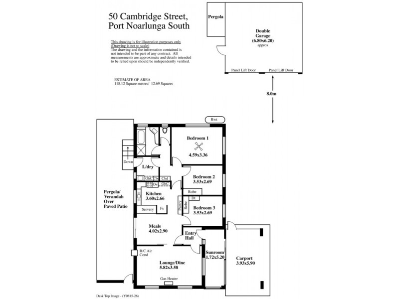 50 Cambridge Street, Port Noarlunga South SA 5167 Floorplan