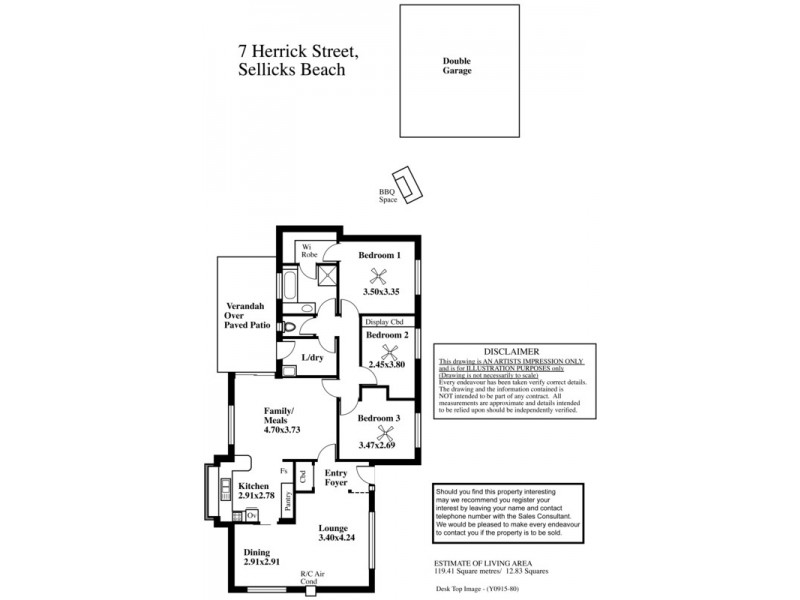 7 Herrick Street, Sellicks Beach SA 5174 Floorplan
