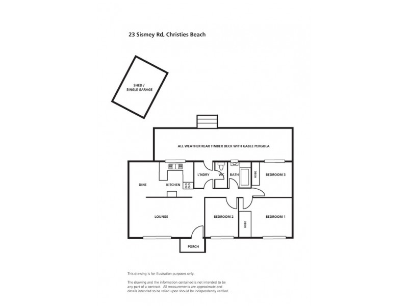 23 Sismey Road, Christies Beach SA 5165 Floorplan