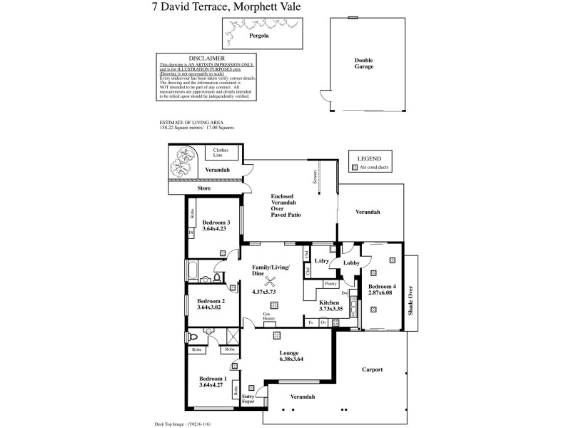7 David Terrace, Morphett Vale SA 5162 Floorplan