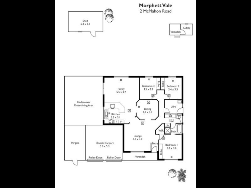 2 McMahon Road, Morphett Vale SA 5162 Floorplan