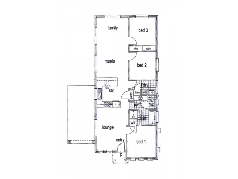 128 Galloway Road, O’sullivan Beach SA 5166 Floorplan