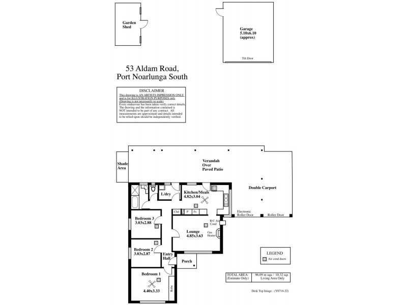 53 Aldam Road, Port Noarlunga South SA 5167 Floorplan