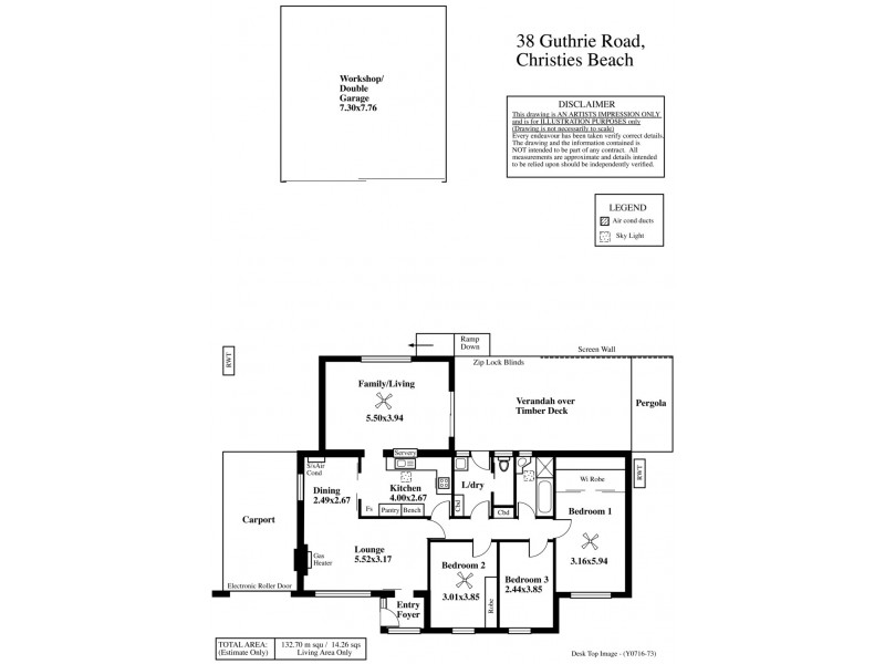 38 Guthrie Road, Christies Beach SA 5165 Floorplan