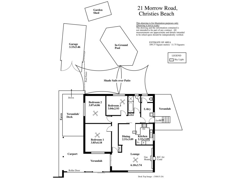 *21 Morrow Road, Christies Beach SA 5165 Floorplan