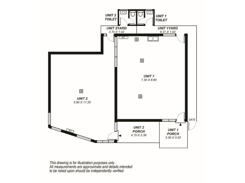 1 & 2/145 Beach Road, Christies Beach SA 5165 Floorplan