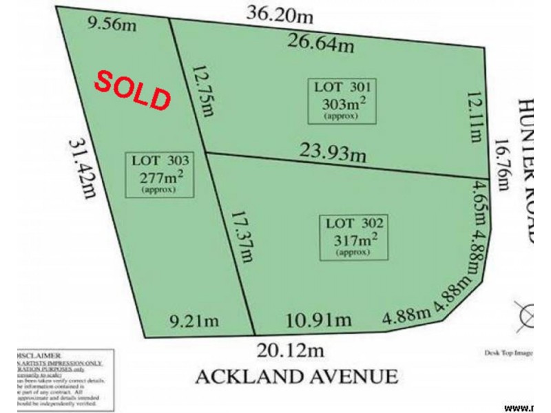 Lot Lots 1, 2 & 3, 55 Ackland Avenue, Christies Beach SA 5165