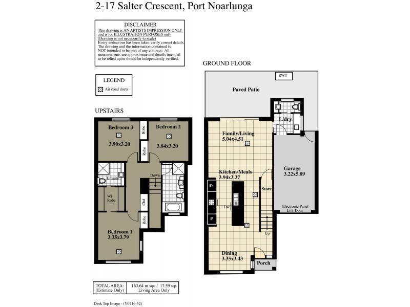 2/17 Salter Crescent, Port Noarlunga SA 5167 Floorplan