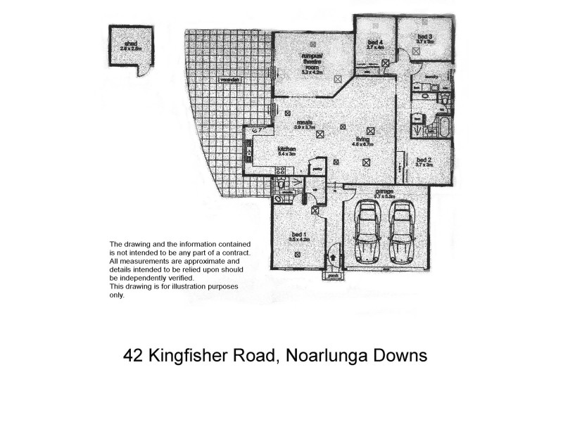 42 Kingfisher Road, Noarlunga Downs SA 5168 Floorplan