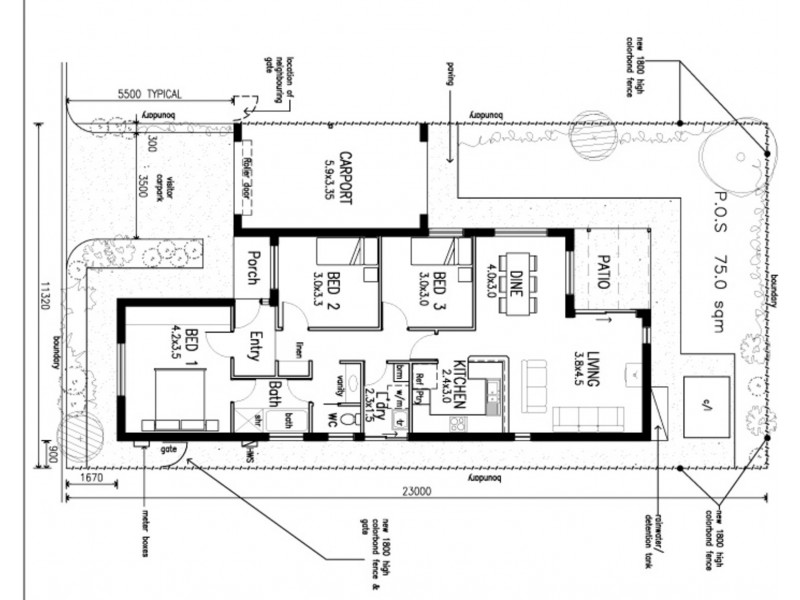 4/14a Milan Crescent, Hackham West SA 5163 Floorplan