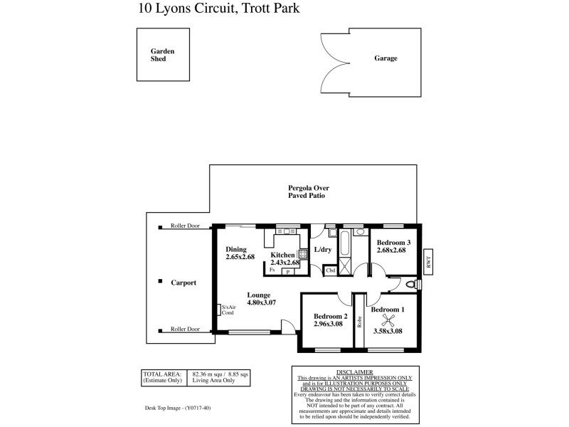 10 Lyons Circuit, Trott Park SA 5158 Floorplan