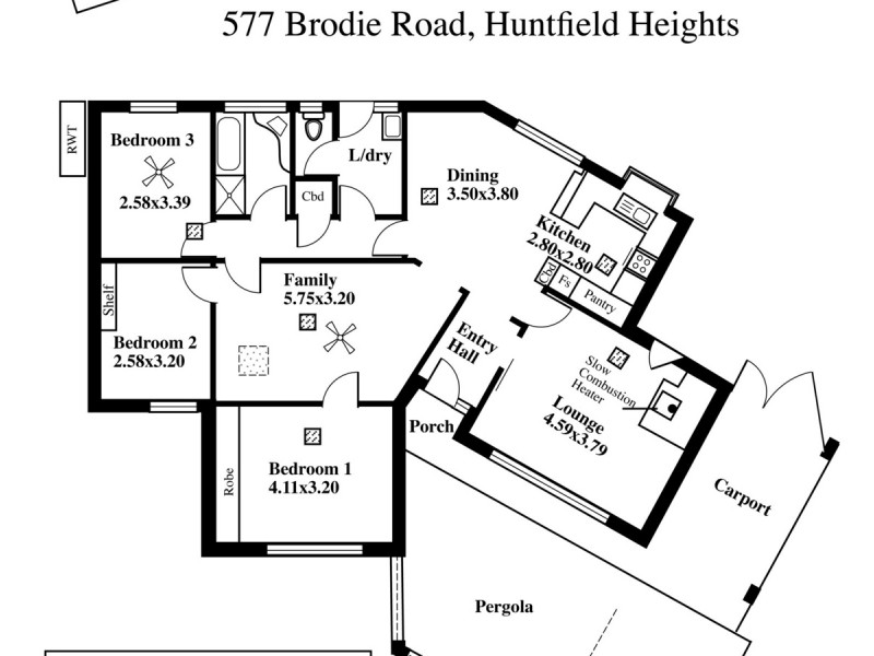 577 Brodie Road, Huntfield Heights SA 5163 Floorplan