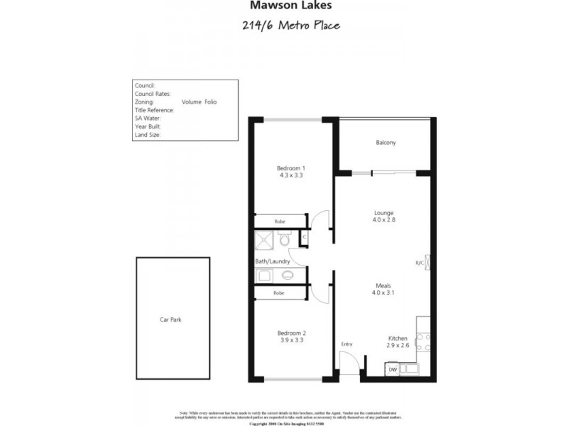 214/6 Metro Parade, Mawson Lakes SA 5095