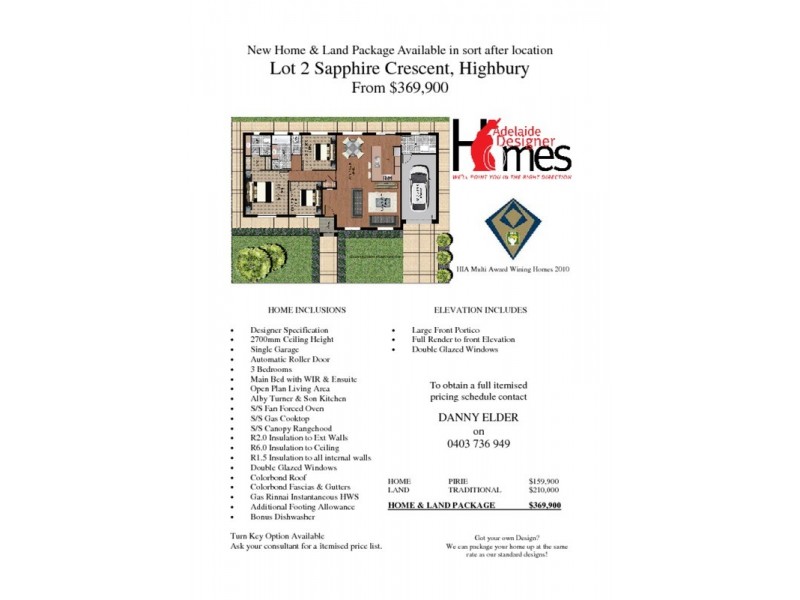 Lot/2 Sapphire Crescent, Highbury SA 5089
