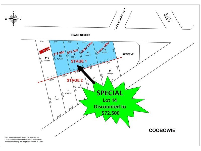 Lot 12 – 15 Dease Street, Coobowie SA 5583