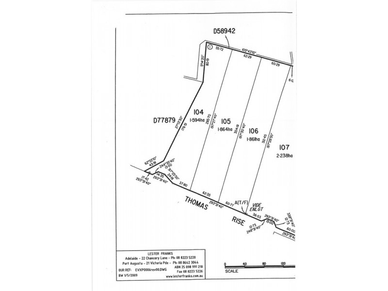 Lot 105 Thomas Rise, Cockatoo Valley SA 5351