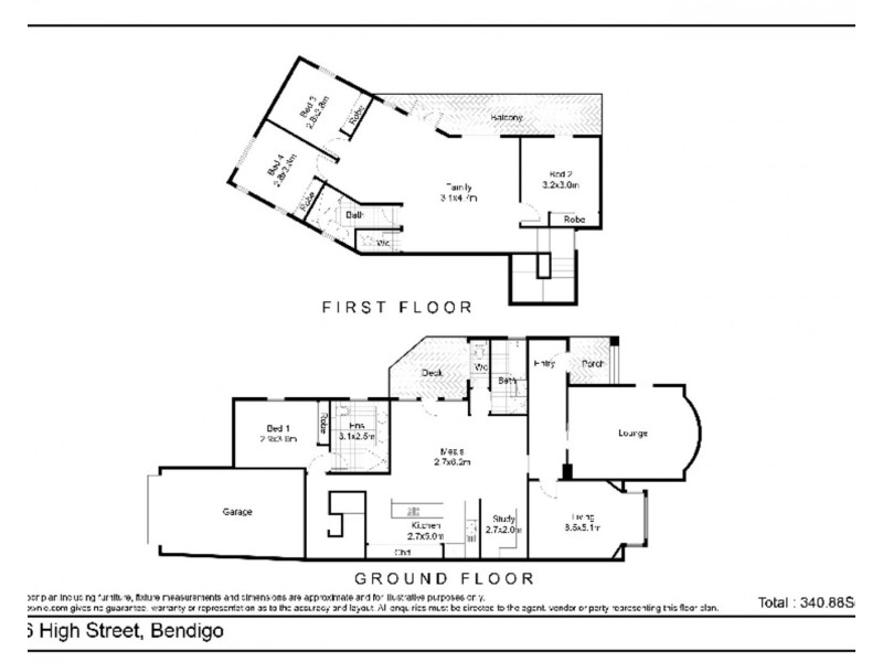 166 High Street, Bendigo VIC 3550 Floorplan