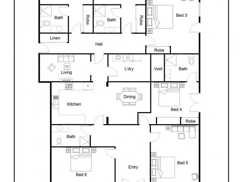 119 Barnard Street, Bendigo VIC 3550 Floorplan
