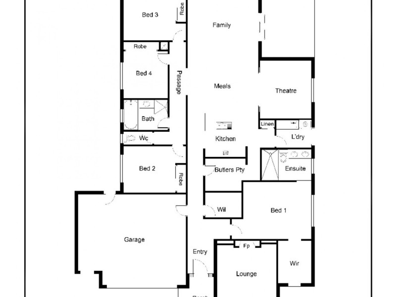 13 Weeks Road, Ascot VIC 3551 Floorplan