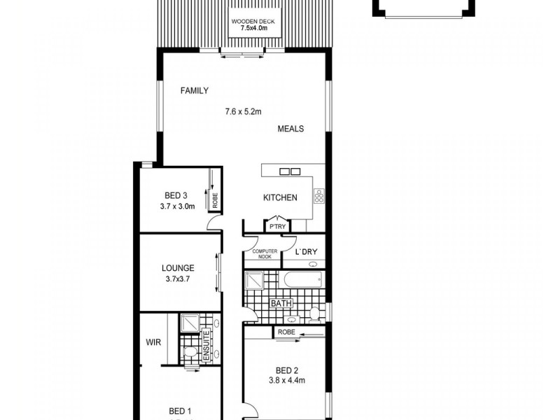 2 Percival Street, Quarry Hill VIC 3550 Floorplan