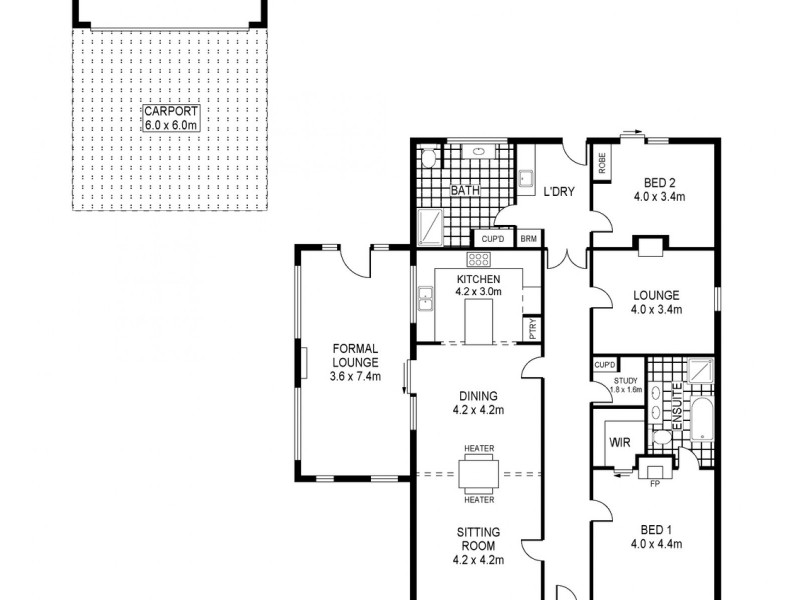 4 Laurel Street, Golden Square VIC 3555 Floorplan
