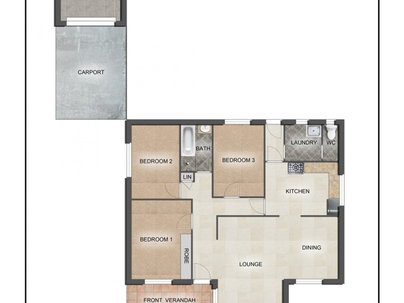 19 Cahill Street, White Hills VIC 3550 Floorplan
