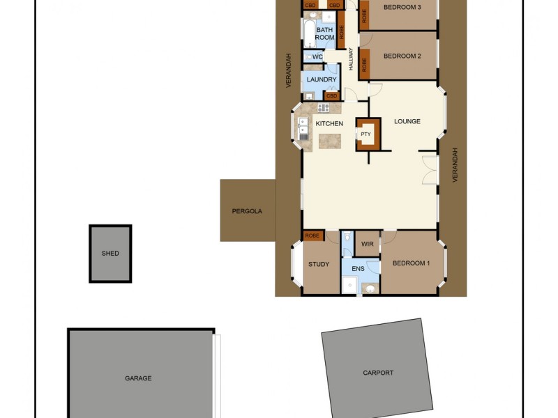 22 Burra Burra Road, Maiden Gully VIC 3551 Floorplan