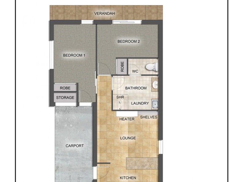 1, 2, & 3/1 Harney Street, North Bendigo VIC 3550 Floorplan