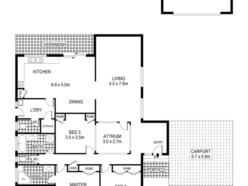 696 Midland Highway, Huntly VIC 3551 Floorplan