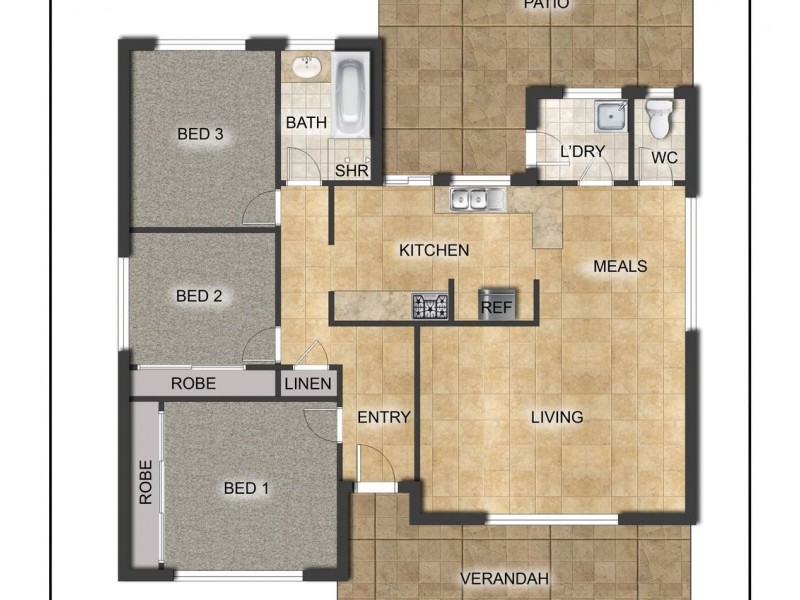 81  Buckland Street, Epsom VIC 3551 Floorplan