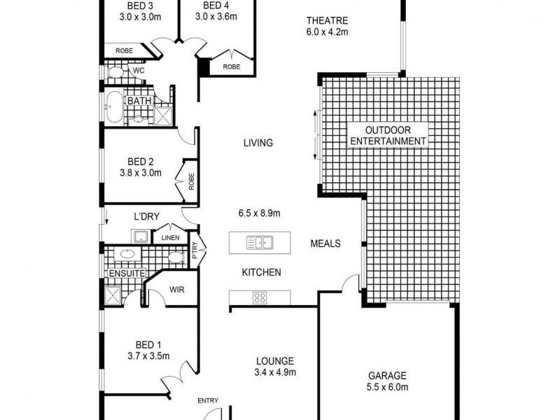 34 Cooba Drive, Epsom VIC 3551 Floorplan