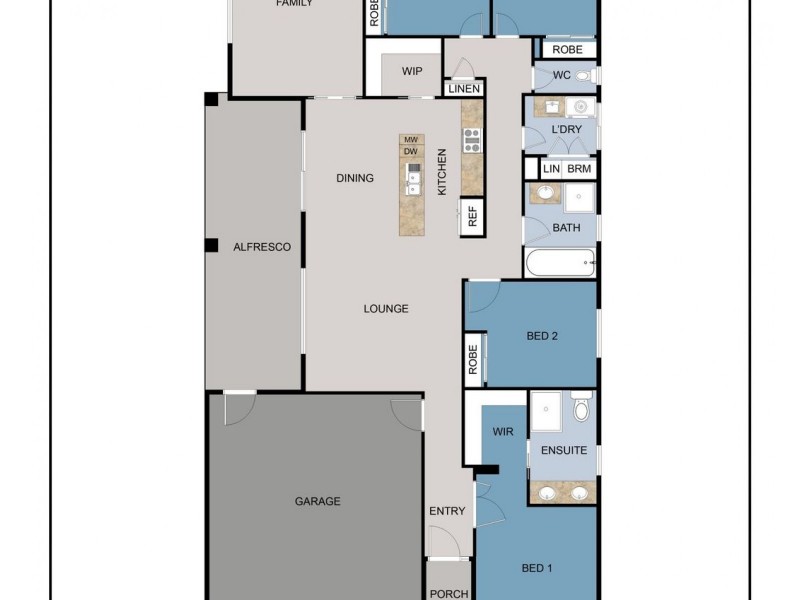 8 Gladeville Drive, Eaglehawk VIC 3556 Floorplan