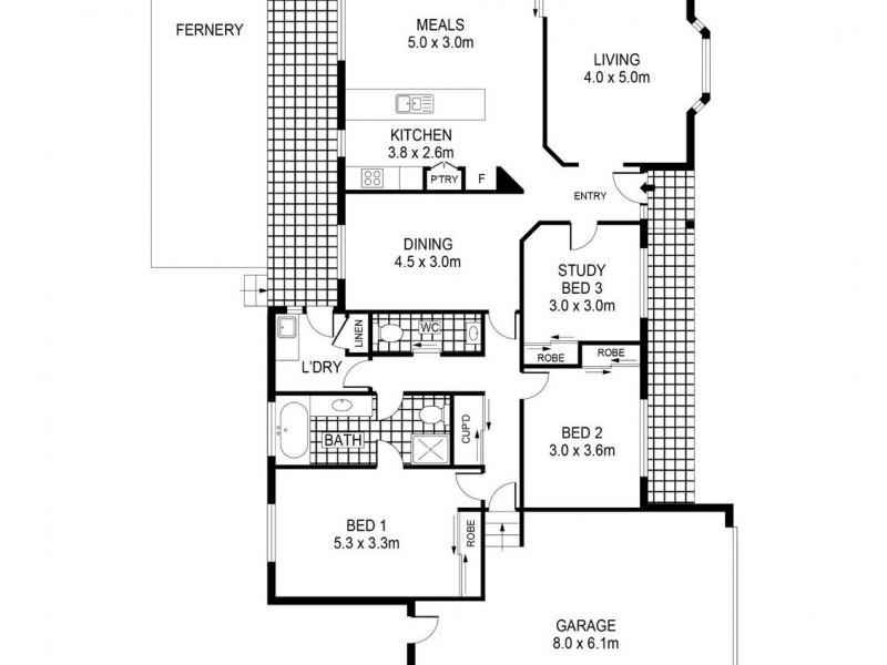 10  Cresthaven Place, East Bendigo VIC 3550 Floorplan
