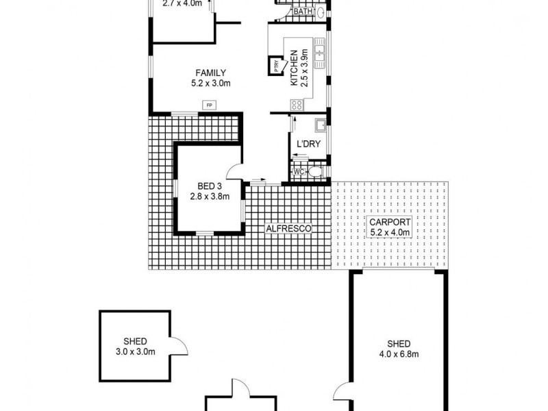 3 Eron Street, Kangaroo Flat VIC 3555 Floorplan
