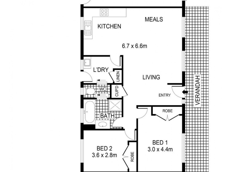 1/2 Towers Street, Flora Hill VIC 3550 Floorplan