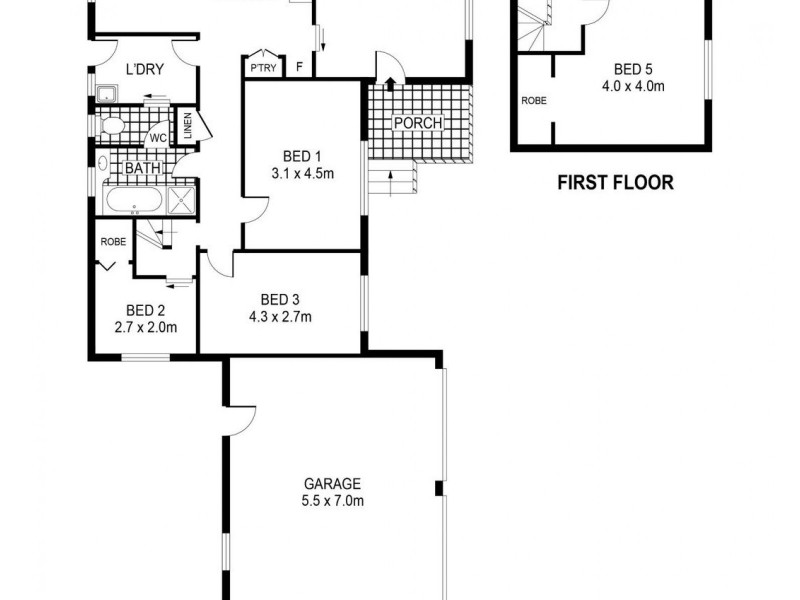 2 Fifth Avenue, White Hills VIC 3550 Floorplan