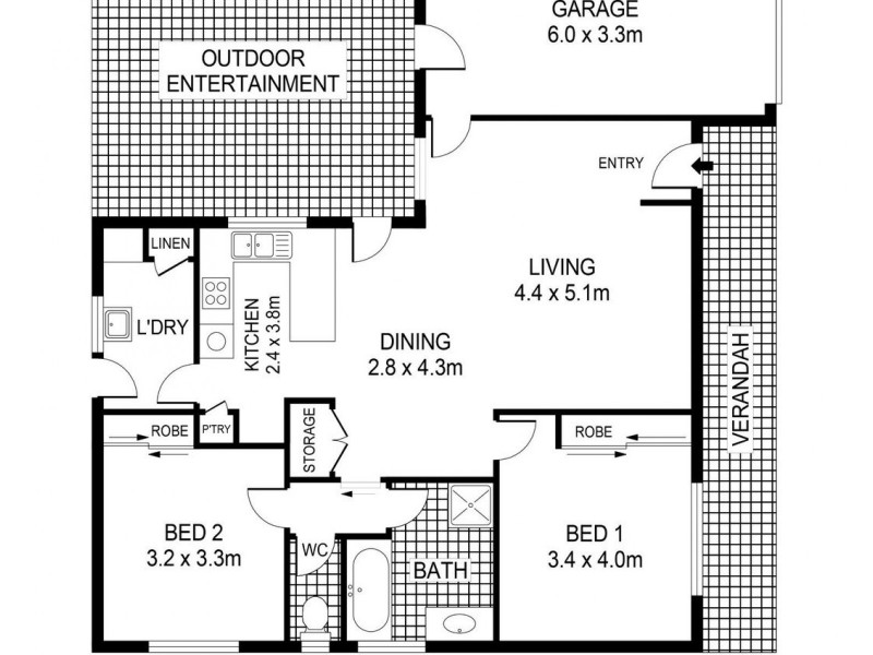 3/34-36 Victoria Street, Eaglehawk VIC 3556 Floorplan