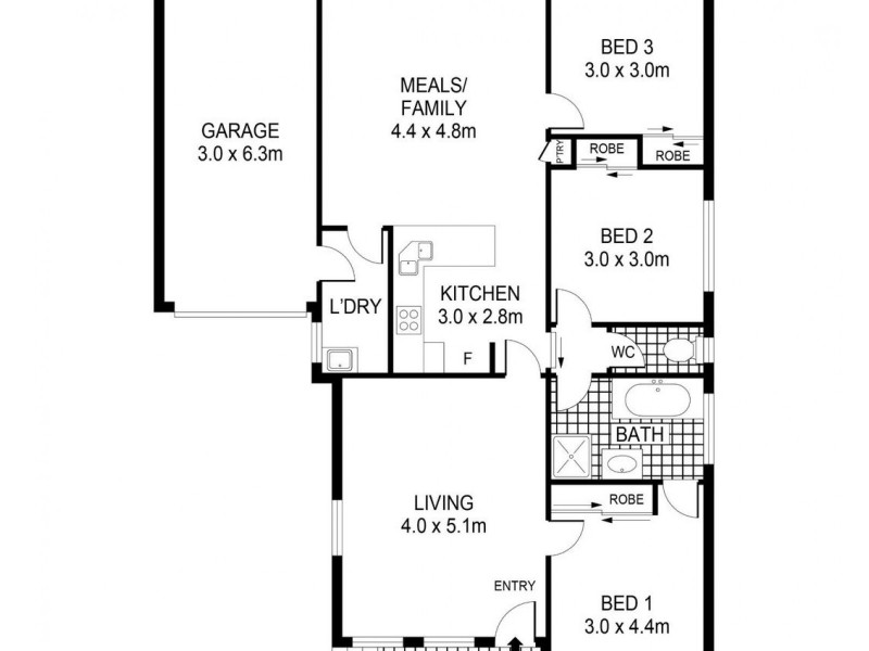 2a Allott Court, Spring Gully VIC 3550 Floorplan