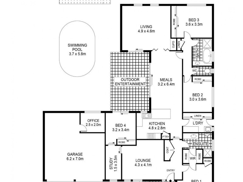 29 Collins Street, Kangaroo Flat VIC 3555 Floorplan
