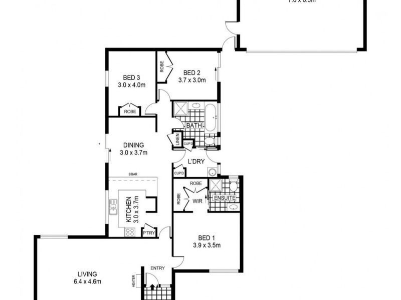 1 McDonald Crescent, Flora Hill VIC 3550 Floorplan